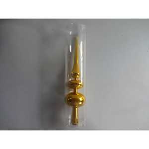 PUNTA DE ÁRBOL DE PLÁSTICO DORADO DE 30 CM - Product Image 1