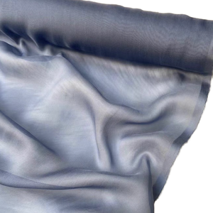 Semitransparent Cool Comfortable Feeling Custom Solid Colors Breathable Eco-Friendly Upholstery Plain <b>Silk</b> Fabric - Product Image 1