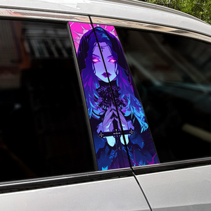 Pegatina Universal Cool <span class=keywords><strong>Girl</strong></span> para ventana de coche, Pilar B, envoltura de vinilo, accesorios para carrocería de coche, calcomanías decorativas, pegatinas para coches, SUV, Jeep - Product Image 3