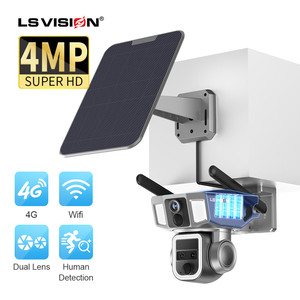 Camera quan sát năng lượng mặt trời hai màn hình đa ống kính 4G + Wifi 10 lần quang học Camera an ninh ngoài trời không dây chạy bằng năng lượng mặt trời 4k - Product Image 6