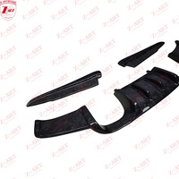 Z-ART 2009-2012 E90 diffuseur arrière en Fiber de carbone sec pour BMW M3 lèvre arrière en Fiber de carbone pour BMW E90 M3 Kit de carrosserie de becquet de lèvre de queue