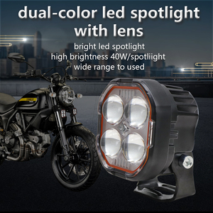 Mini Faro Delantero LED de 18W, Luces de Trabajo para Motocicleta, Resistente al Agua IP67, 4 Lentes de Aluminio, MO42-Mini - Product Image 4