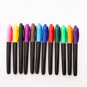 Marqueur permanent à encre indélébile à pointe fine, 12 couleurs - Product Image 1