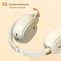 Casque sans fil XTAURI de haute qualité à réduction de bruit 5.4, circum-auriculaire, étanche pour le sport