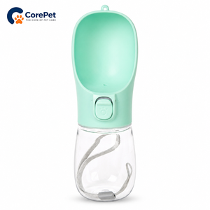 Bouteille d'eau portable pour animaux de compagnie, anti-fuite, avec bouton de boisson à une touche pour chiens et chats, voyages en plein air, promenades - Product Image 1