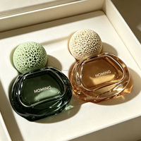 Botol Parfum Kaca Kosong Mewah 50ml Grosir Botol Wewangian Dengan Tutup Batu Alas Berat