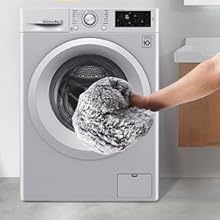 Cama Redonda para Perros Calmante Tipo Donut de <span class=keywords><strong>36</strong></span> Pulgadas, de Piel Sintética Extraíble, Antiestrés, Lavable a Máquina, para Perros Grandes - Product Image 5