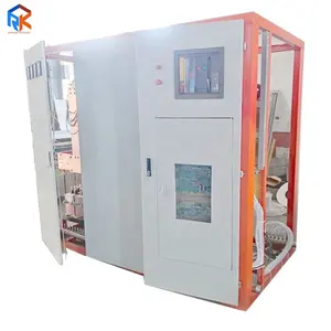 Dual Output 2 Furnace Shells Work Simultaneously Steel Induction Melting Furnace