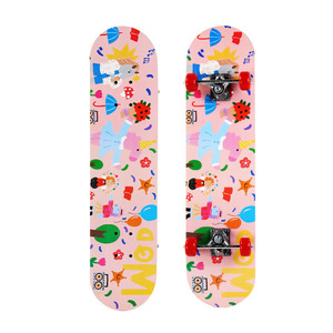 Planche à roulettes peinte à la main patin pour enfants pont graphiques personnalisés commande en gros - Product Image 4