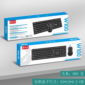 Biojee Wireless Keyboard <b>Mouse</b> Combo 2.4G For Office Laptop Desktop - Product Image 4