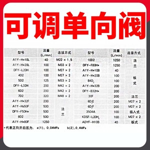Válvula de Retención Hidráulica Controlable Ningjin Zhongtian 4D2 5D2 6D2 7D2 8D2 10D2 S B A DYF F50 - Product Image 5