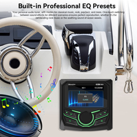 Autoradio marin étanche Grandnavi avec lecteur MP3 MP5 vidéo, radio FM AM, subwoofer, musique BT, 12V, pour voiture UV GOLF