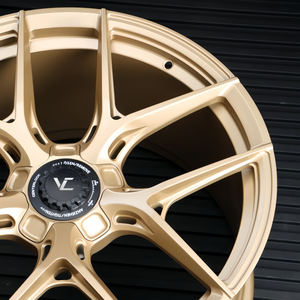 Jantes en alliage d'aluminium Velochi Deep Concave <span class=keywords><strong>Champagne</strong></span> Gold 17-24 pouces pour voitures particulières <span class=keywords><strong>Ferrari</strong></span> Audi Tesla Lamborghini - Product Image 2
