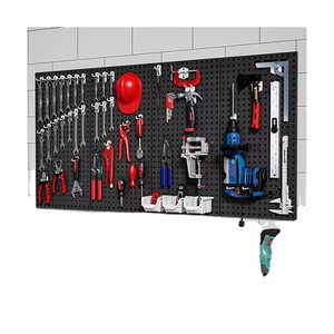 Bestseller Garagen-Hardware Wandmontage Werkzeugaufbewahrung 45x90cm Wasserdichte Metall-Lochplatte Wandtafel - Product Image 6