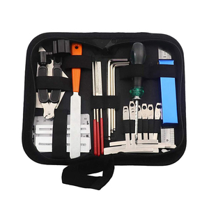 Kit d'outils de réparation de guitare 25 pièces : règle d'<span class=keywords><strong>action</strong></span>, tournevis, clé hexagonale, limes, accessoires pour kit d'outils de réparation de guitare - Product Image 1