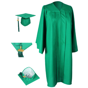 Conjunto <span class=keywords><strong>de</strong></span> Toga <span class=keywords><strong>de</strong></span> Graduación <span class=keywords><strong>de</strong></span> Poliéster Tejido Personalizado al por Mayor, Vestido Académico Negro con Birrete y Chal <span class=keywords><strong>de</strong></span> Cinta para Ceremonia <span class=keywords><strong>de</strong></span> Graduación Universitaria - Product Image 2