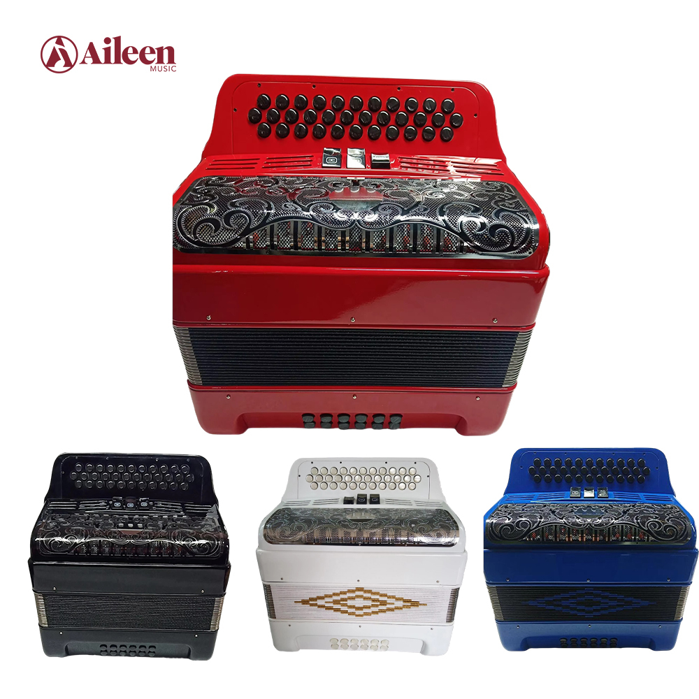 34-Button Piano Accordion with 12 Bass | Portable Musical