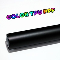 Film de protection de voiture en TPU mat couleur PPF, noir nacré métallique, auto-réparateur, résistant aux rayures, aspect pierre sablée, anti-décoloration