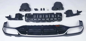 Diffusore Posteriore per <span class=keywords><strong>Mercedes</strong></span> Benz E300 E350 Sport E63S W213, Parti di Modifica per Berlina Sportiva 2016-2019 - Product Image 4
