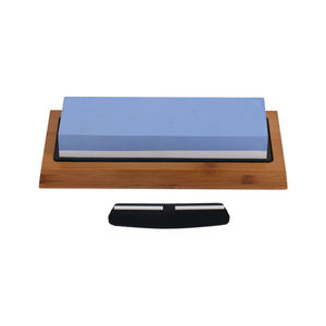 Piedra de afilar de grano <span class=keywords><strong>1000</strong></span>/4000 Piedra de afilar Corindón blanco de doble lado con almohadilla de silicona negra Afilador de piedra para cuchillos aplanadores - Product Image 5