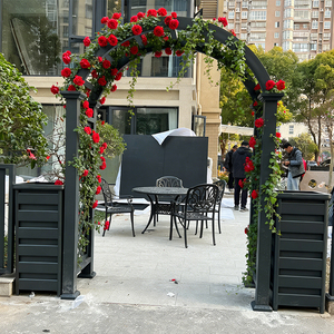 Treillis rectangulaire en aluminium Jasmine pour jardin parfumé, clôture de sécurité protectrice avec fleurs grimpantes pour créer un chemin parfumé - Product Image 3