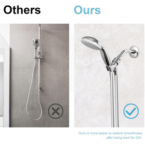Tuyau <span class=keywords><strong>de</strong></span> <span class=keywords><strong>douche</strong></span> ultra doux Premium RV PVC Flex Extension Laiton Insert 1.5M 2M 59 Pouces Nettoyage Bain Tuyaux <span class=keywords><strong>de</strong></span> <span class=keywords><strong>douche</strong></span> à main - Product Image 6