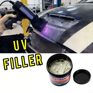 Mastic UV professionnel prêt à l'emploi, ponçable rapidement, haute viscosité, mastic UV 1K <span class=keywords><strong>pour</strong></span> <span class=keywords><strong>carrosserie</strong></span> automobile - Product Image 4
