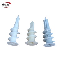 Ancrage de cloison sèche en plastique nylon à entraînement facile pour plaques de plâtre 13*42mm
