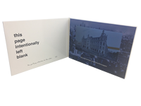 Carte vidéo personnalisée de 7 pouces Livret LCD imprimé offset Brochure vidéo de voeux pour cadeaux d'affaires Vidéo Musique Livre photo