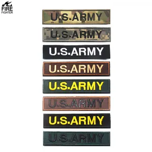 US Patches Forces Embroidered USA Veteran Patch Hook & Loop Stick On Sleeve and Overcoats