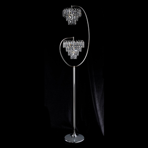 Modern T-Stage Luxo Acrílico & Cristal Adereços De Casamento de Alta Qualidade Ferro Piso Lâmpadas Peça central para Wedding & Party Decor - Product Image 6