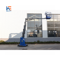 Ucuz Fiyat 10.5m 1.2m 200KG Havaalanı Taşınabilir Mobil Adam Kaldırma Platformu Salıncaklı Bomlu Kaldırıcı