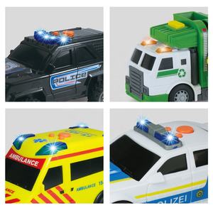 Véhicule de sauvetage à friction en plastique de voiture de <span class=keywords><strong>jouet</strong></span> de police blanche de série de ville avec le service d'urgence de lumière et de son pour l'amusement de jeu de rôle d'enfant - Product Image 4