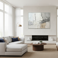 Peinture à l'huile abstraite faite à la main sur toile, personnalisée en gros, pour salon, hôtel, art mural, nature morte, imperméable et écologique