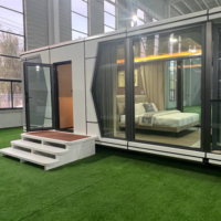 Capsul d'espace transparent de voyage extérieur respirant de conception moderne