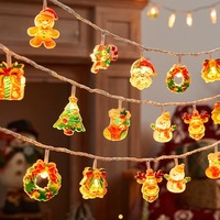1, 5 m3m6m Weihnachten LED Pendel leuchte String, Weihnachts mann Schneemann Weihnachts baum für Outdoor Indoor Festival Weihnachts dekoration