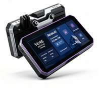 Caméra embarquée double objectif Aoocci C9 Promax avec écran tactile IPS 6 pouces, pare-soleil anti-reflet pour la conduite de nuit et vision nocturne