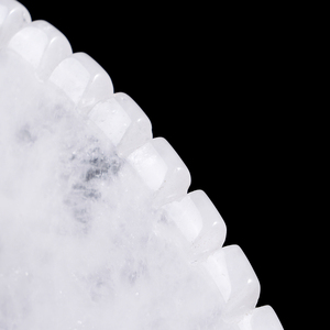 Gua Sha yüz araçları doğal beyaz yeşim şifa kristal yüz masajı guwomen cilt bakımı aracı yüz kaldırma erkekler kadınlar için - Product Image 6