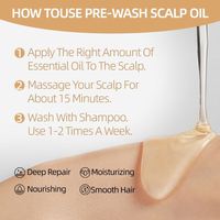 Olochee Organic 50ml Minyak Argan Perawatan Rambut-Menutrisi Rambut-Memperbaiki Rambut Perawatan Tanpa Bilas dengan Mineral