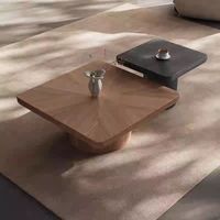 Table basse italienne en bois massif haut de gamme pour salon Design élégant haut de gamme Table basse européenne bon marché de haute qualité