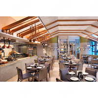 Comptoir de bar personnalisé pour hôtel, projet hôtelier, restaurant de luxe léger, mobilier de restaurant à vendre