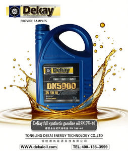 Lubrificante industriale Dekay-olio compressore completamente sintetico. Grado di viscosità SN5w-30 dimensioni dell'imballaggio: 1L e 4L. - Product Image 3