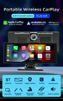 Autoradio multimédia Android 2DIN 9 pouces, lecteur GPS stéréo, CarPlay, BT 4G Wifi, RDS, pour Toyota, tableau de bord C-HR CHR