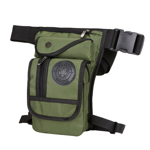 고품질 전술용 오토바이 허리 가방 방수 나일론 드롭 레그 백 남녀 공용 - Product Image 1