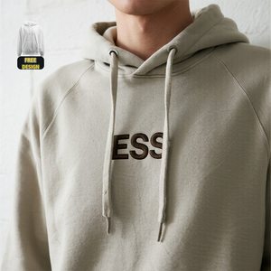 Sudaderas con capucha de algodón de alta calidad Unisex ESS <span class=keywords><strong>Fear</strong></span> para hombre estilo callejero Hip Hop sudaderas con capucha de Dios letra impresa Casual moda tendencia sudaderas con capucha - Product Image 2
