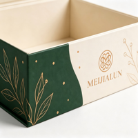 Boîte cadeau magnétique personnalisée à couvercle rabattable, emballage en carton rigide avec fermeture magnétique puissante pour bijoux et cosmétiques