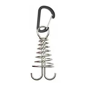 10 pcs accessori per tende portatili diretti in fabbrica staking adjustment rope buckle spring cleat pioli per campeggio all'aperto