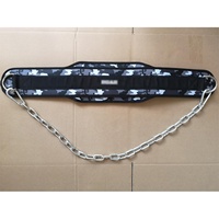 Cinturón para Ejercicios de Dominadas, Levantamiento de Pesas, Sentadillas, Empuje de Cadera