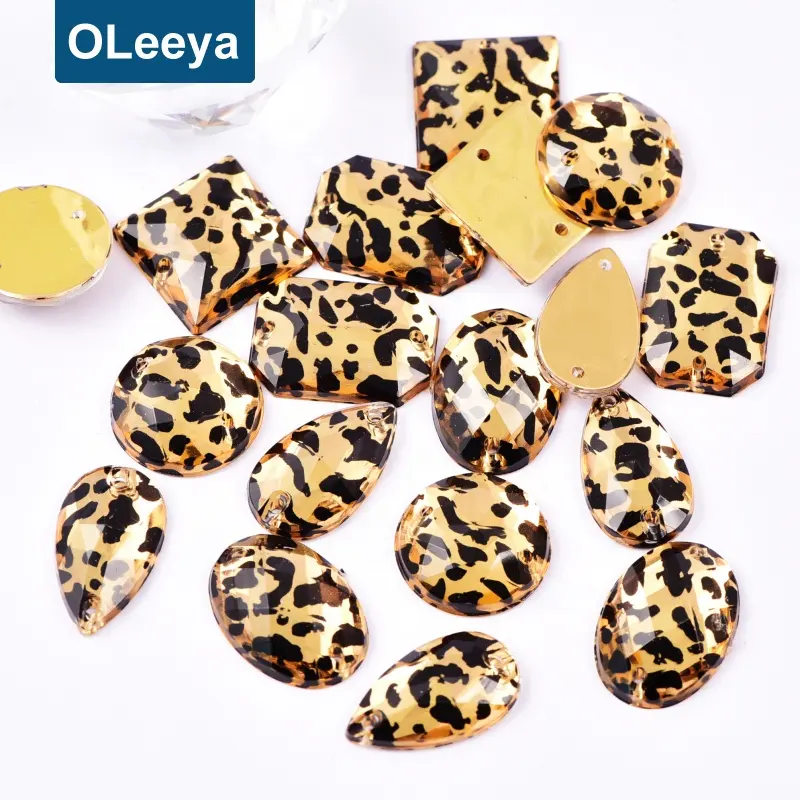 OLeeya-حقيبة أكريليك دائرية رخيصة السعر, مصنوع من الأكريليك للخياطة وحجر الراين لفساتين الزفاف والحقائب