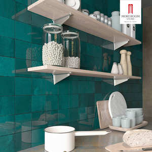 Carreaux artisanaux à surface <span class=keywords><strong>ondul</strong></span>ée, carreaux moulés à la main de couleur verte pour un style moderne, pour véranda et mur de salle de bain - Product Image 1